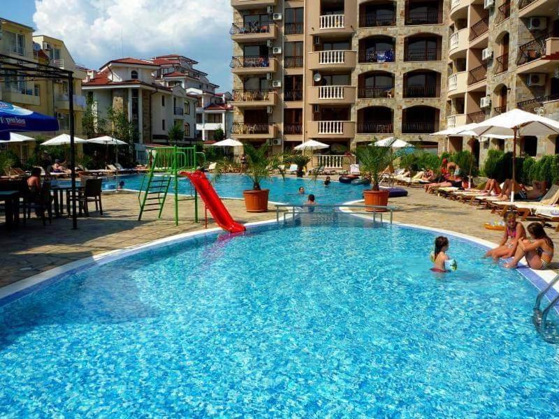 Kalia, Zweizimmer, Zweibalkon, Top-Apartment Slăntjev Brjag Exteriör bild